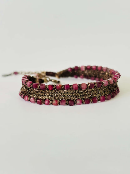 BRACCIALE CATENE RUBY