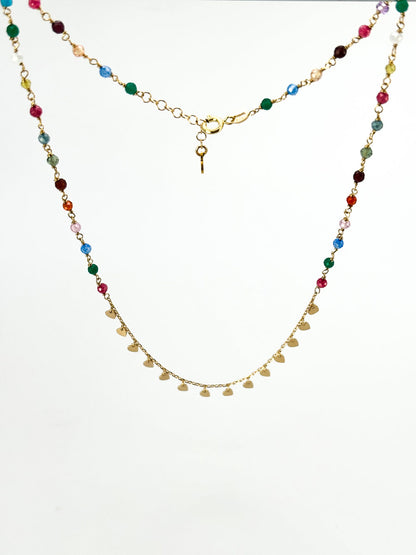Gircollo allegra multicolore creato da Lucillazadra, dettaglio